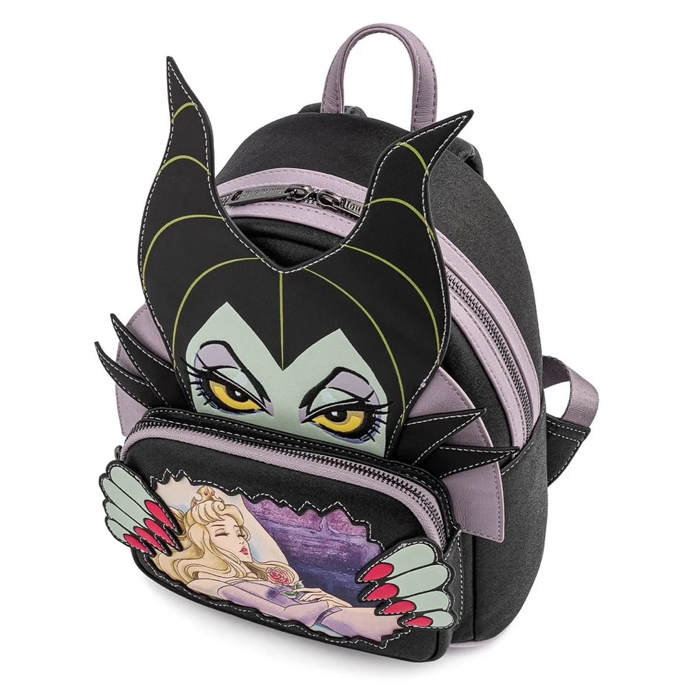 Loungefly Disney Villains Scene Maleficent Sleeping Beauty Mini Backpack NWT
